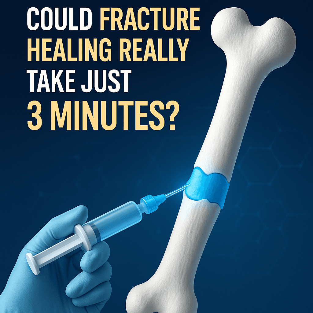 China’s Bone Glue Breakthrough Explained: Could Fracture Healing Really Take Just 3 Minutes?
