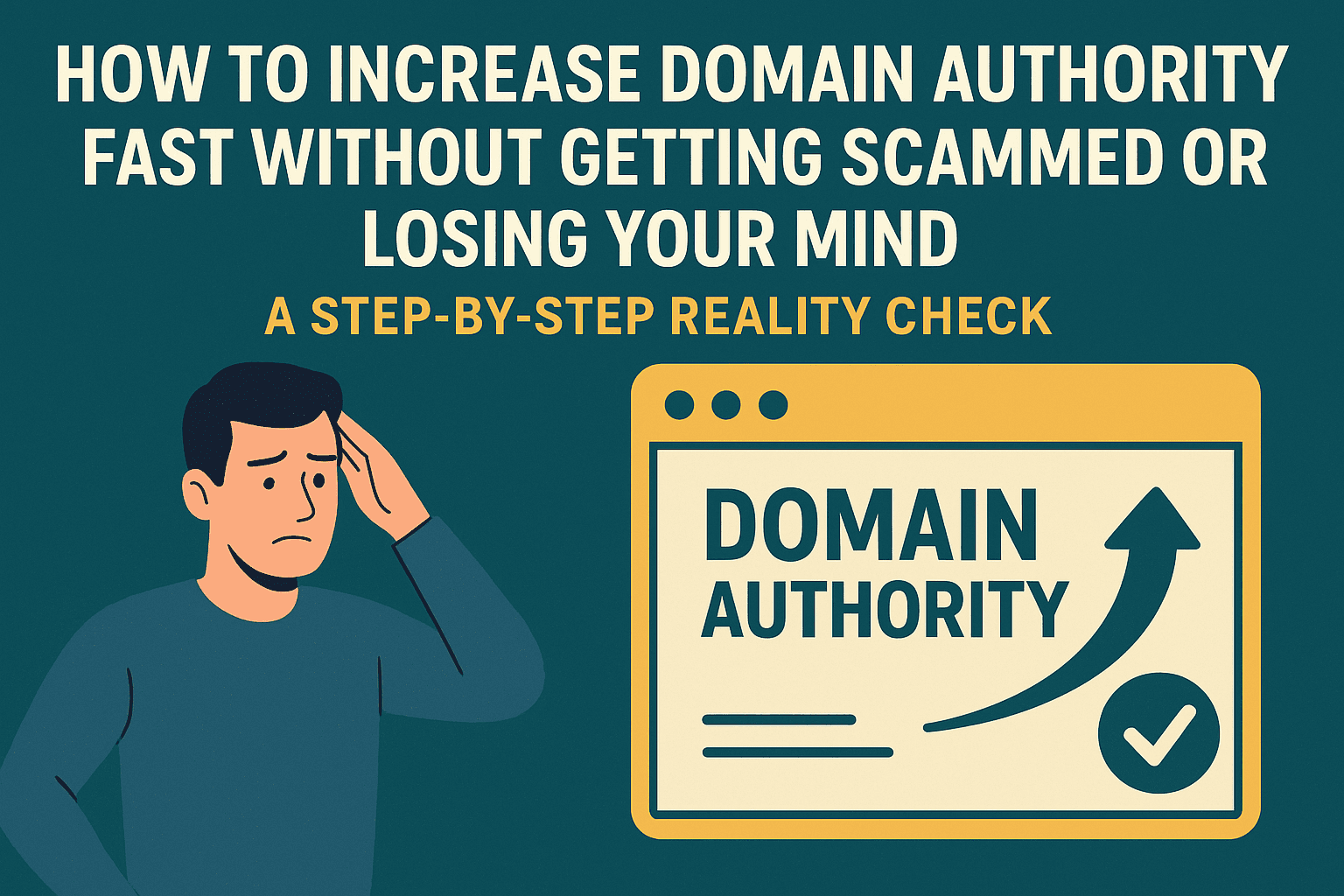 How to Increase Domain Authority Fast Without Getting Scammed or Losing Your Mind: A Step-by-Step Reality Check