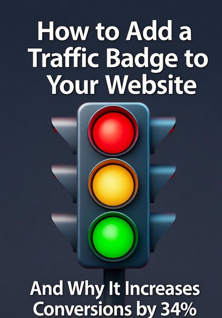 How to Add a Traffic Badge to Your Website (And Why It Increases Conversions by 34%)